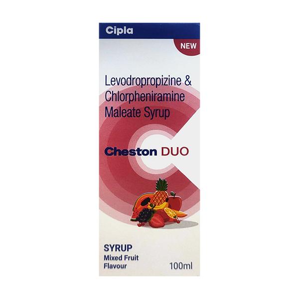 cheston duo new mixed fruit flavour syrup 100ml