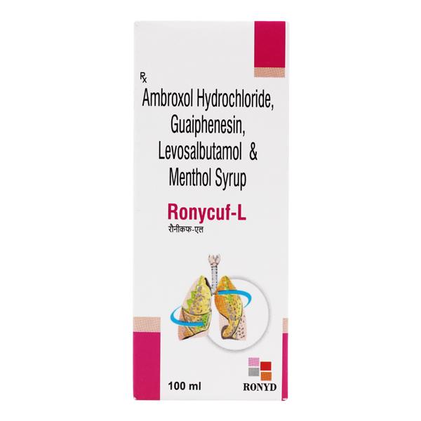 Buy RONYCUF L Syrup 100ml Online at Upto 25% OFF | Netmeds