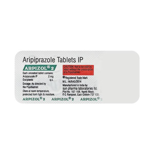 arpizol 2mg tablet