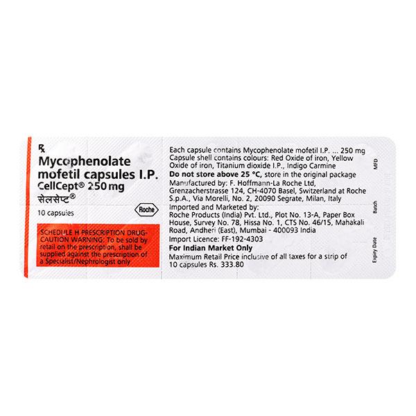 cellcept 250mg capsule