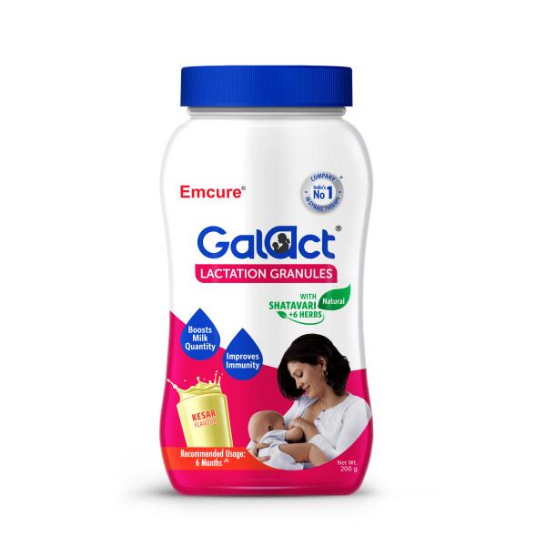 Galact Lactation Granules With shatavari - Kesar Flavor 200 g 200 g ...
