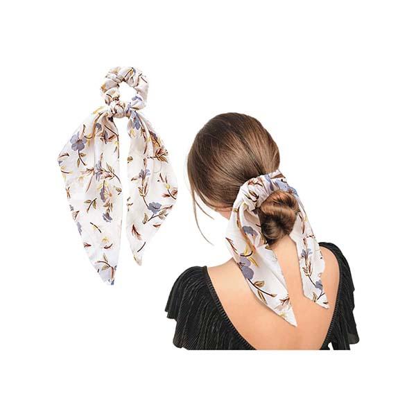 Buy Majestique Hair Scarf Scrunchies Printed Satin Scrunchies
