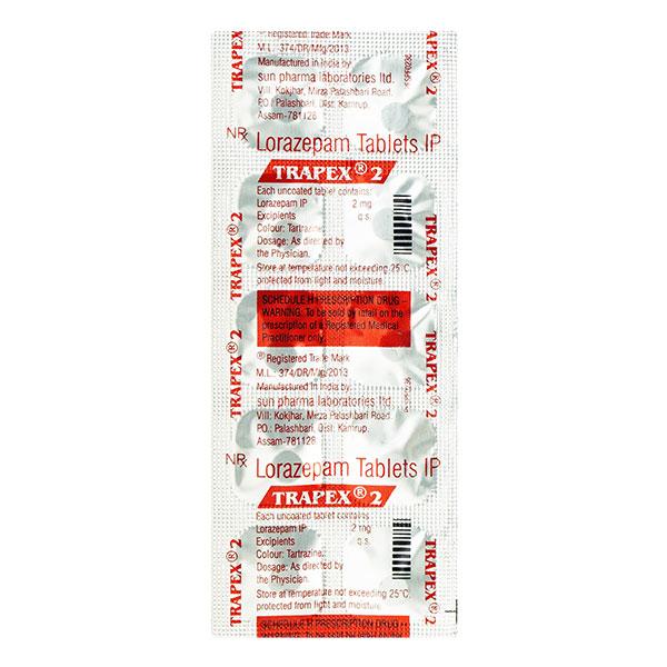 Trapex 2mg Tablet 10'S - Price, Uses, Side Effects, and Substitutes ...