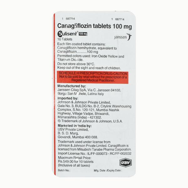 sulisent 100 mg tablets