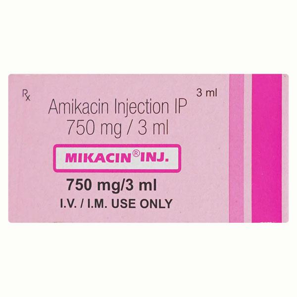 mikacin 750mg injection 3ml