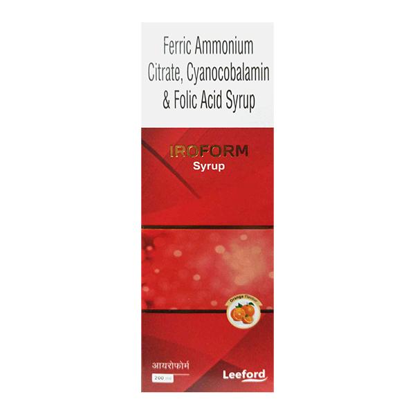 Iroform Orange Flavour Syrup 200ml Price, Uses, Side effects | Netmeds