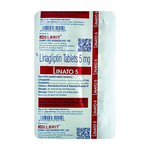 Linato 5 Tablet 10's Price, Uses, Side effects | Netmeds