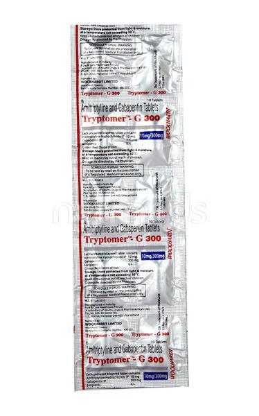 Tryptomer G 300mg Tablet 10'S : Price, Uses, Side Effects | Netmeds