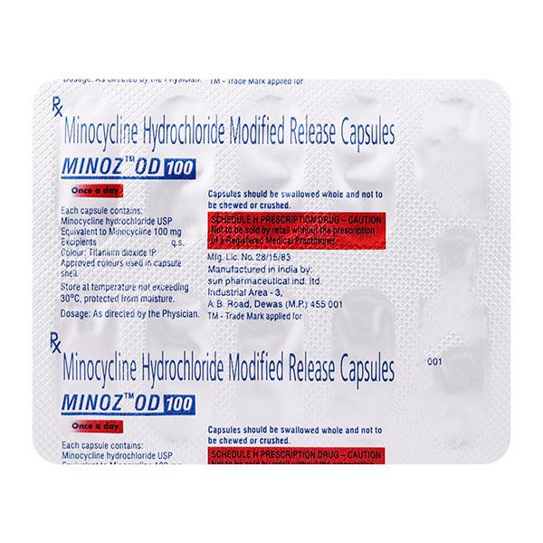 minoz od 100mg capsules