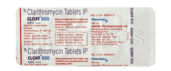 Cloff 500mg Tablet 10'S Price, Uses, Side effects, Substitutes | Netmeds