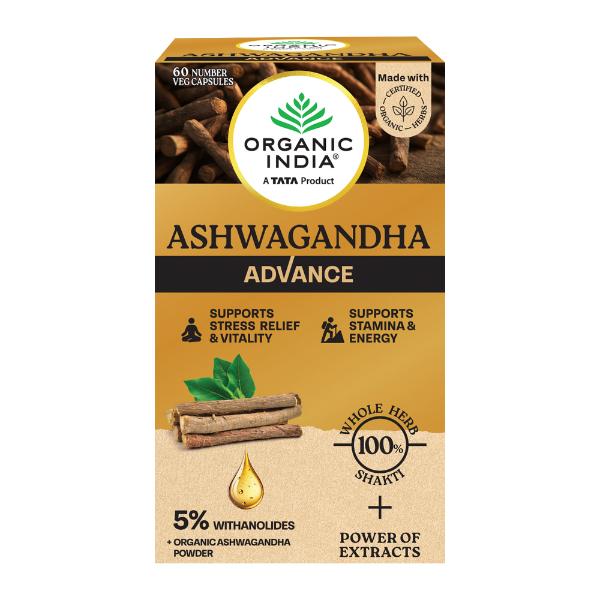 Organic India Ashwagandha Advance Veg Capsule 60's
