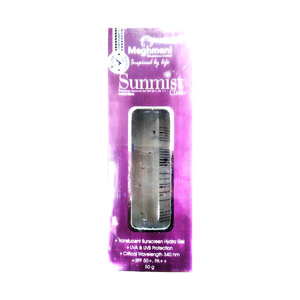 Sunmist Clear Translucent SPF 50+ PA++ Sunscreen Gel 50g Price, Uses ...