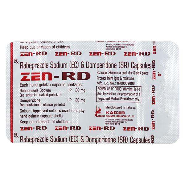 Buy ZEN RD Capsule 10's Online at Upto 25% OFF | Netmeds