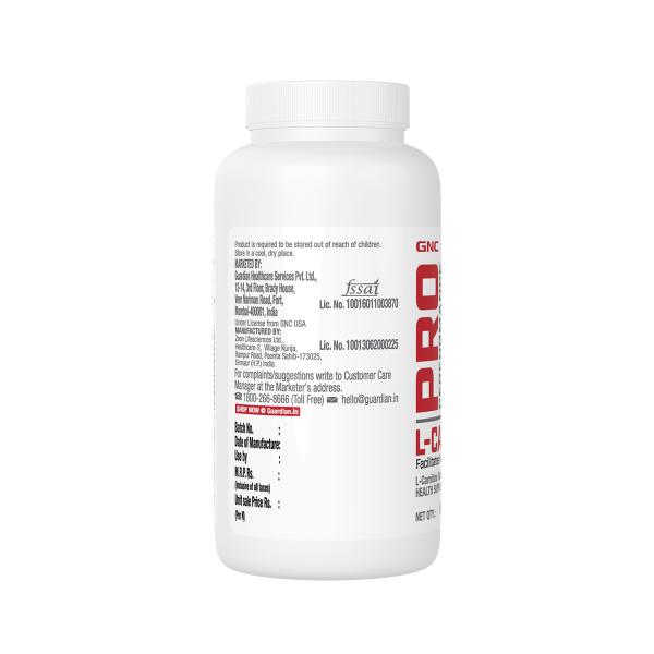 gnc pro performance l carnitine review GNC Pro Performance 500mg L-Carnitine 60 Tablets Burns Fat for Instant