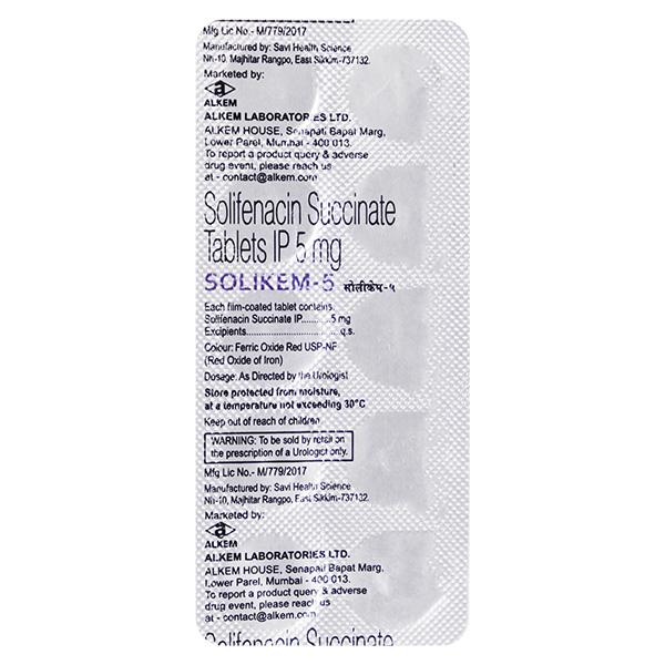 solikem 5mg tablet