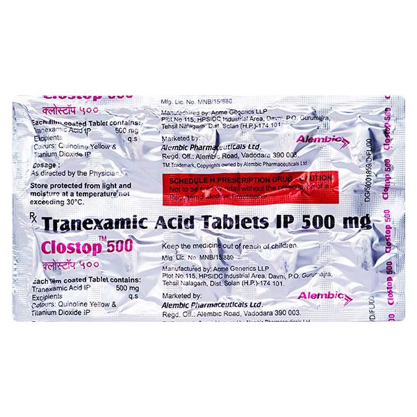 CLOSTOP 500mg Tablet 10's Price, Uses, Side effects, Substitutes | Netmeds