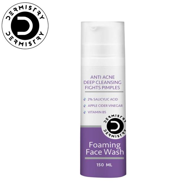 Dermistry Anti Acne 2% Salicylic Acid Foaming Face Wash 150 ml