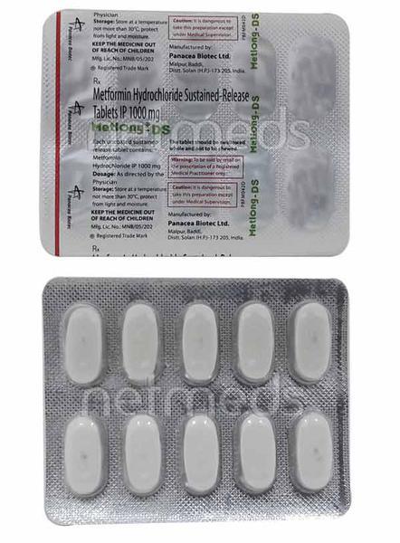 metlong ds 1gm tablet