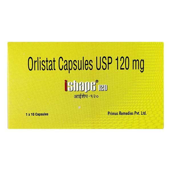 Ishape 120mg Capsule 10'S Price, Uses, Side effects, Substitutes | Netmeds