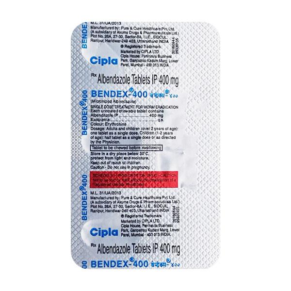 bendex 400mg tablet