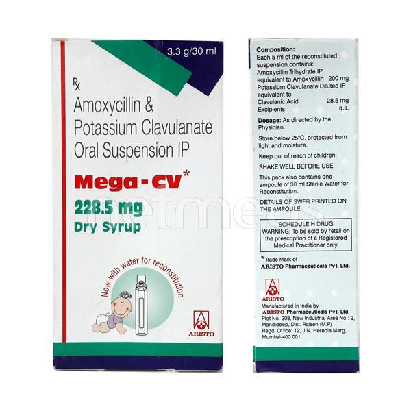 Buy Mega CV Dry Syrup 30ml Online at Upto 25% OFF | Netmeds