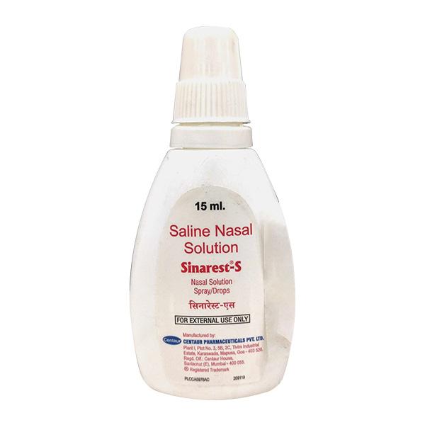 Sinarest S Nasal Drops 15ml Price, Uses, Side effects, Substitutes ...