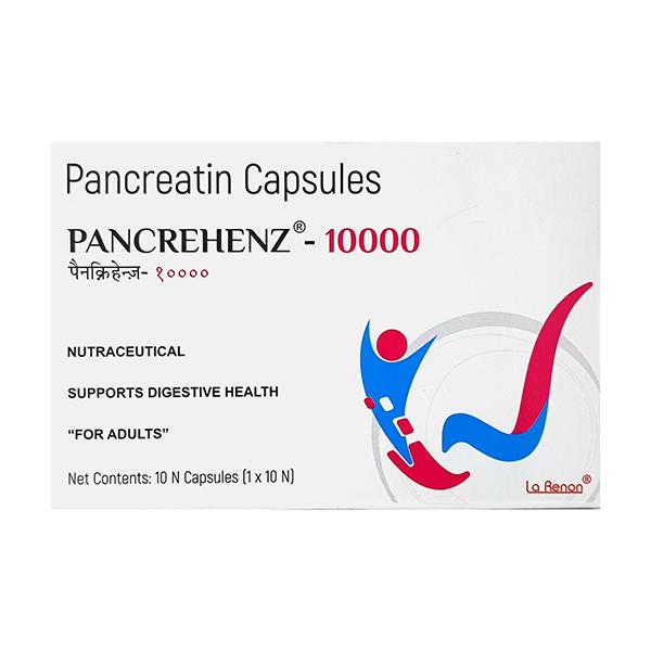 Pancrehenz 10000 Capsule 10'S : Price, Uses, Side Effects | Netmeds