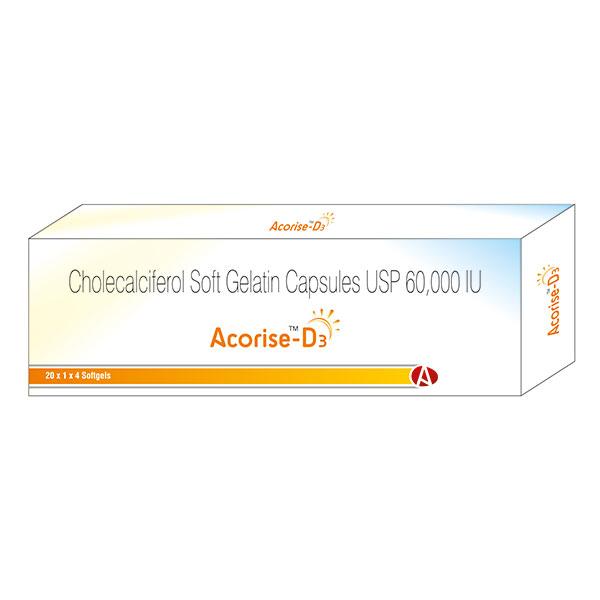 Acorise-D3 Soft Gelatin Capsule