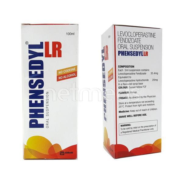 Buy Phensedyl LR Suspension 100ml Online at Upto 25% OFF | Netmeds