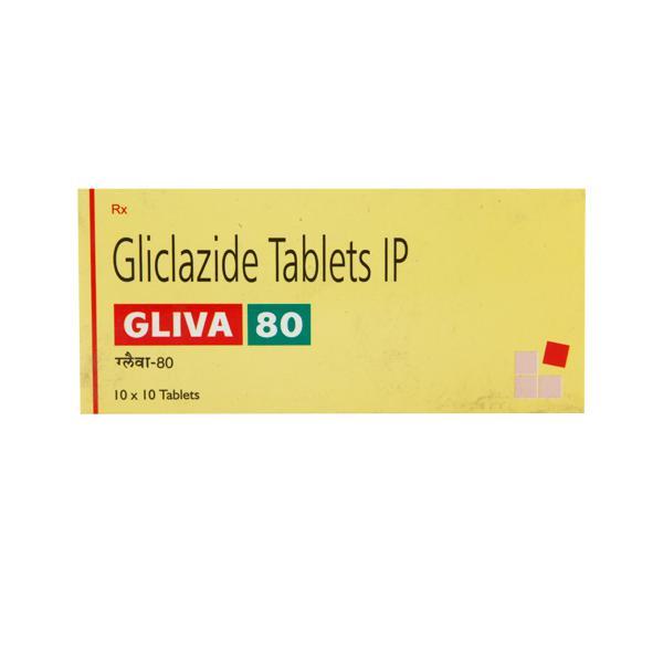 gliva 80mg tablet