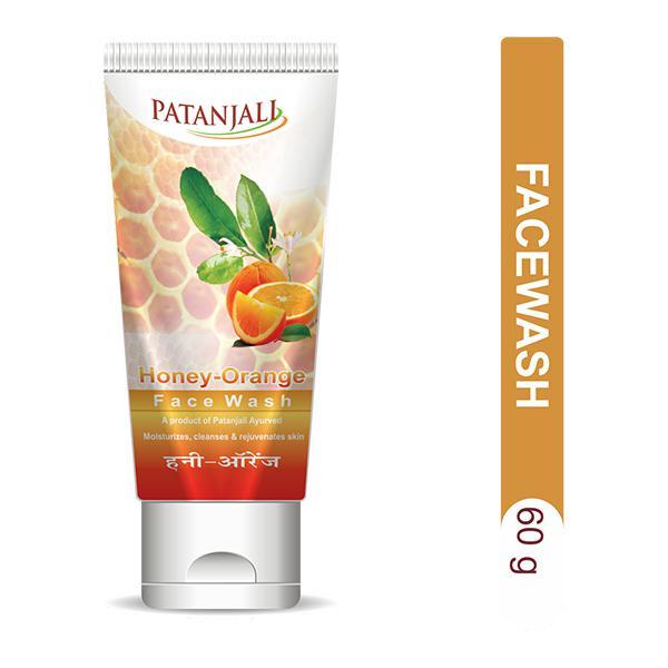 Patanjali Face Wash - Honey Orange 60 gm