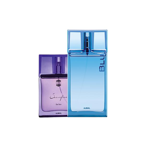 Buy Ajmal Sacrifice For Her EDP Floral Musky Perfume And Blu EDP