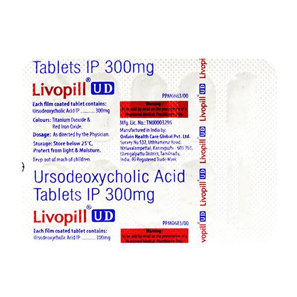Livopill UD Tablet 10'S Price, Uses, Side effects, Substitutes | Netmeds
