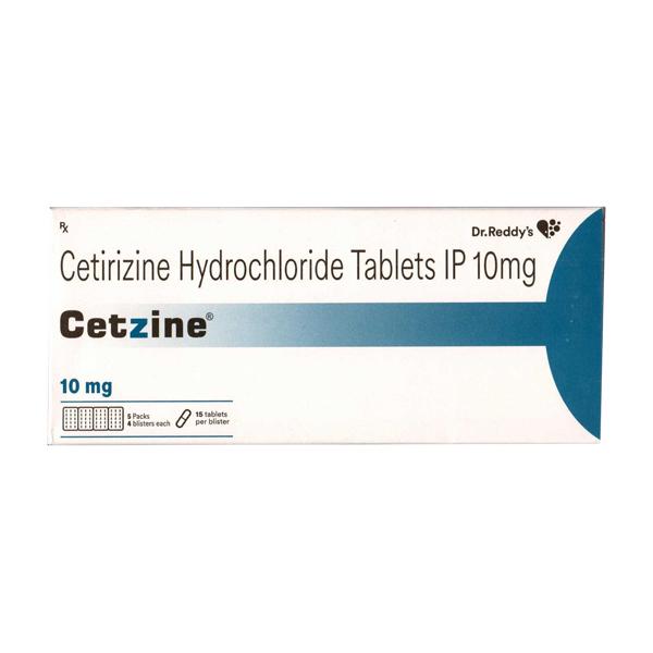 CETZINE 10mg Tablet 15's Price, Uses, Side effects, Substitutes | Netmeds