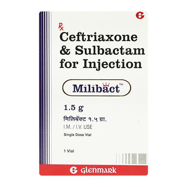 Milibact 1.5gm Injection 1'S - Price, Uses, Side Effects | Netmeds