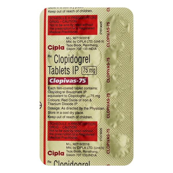 clopivas 75mg tablet