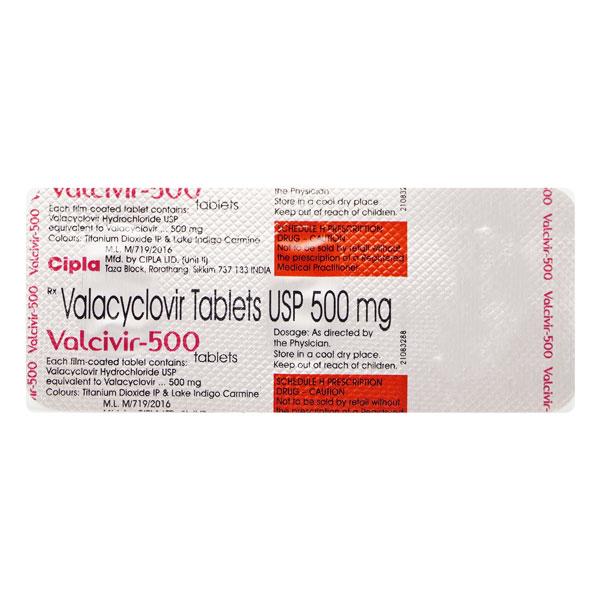 valcivir 500mg tablet