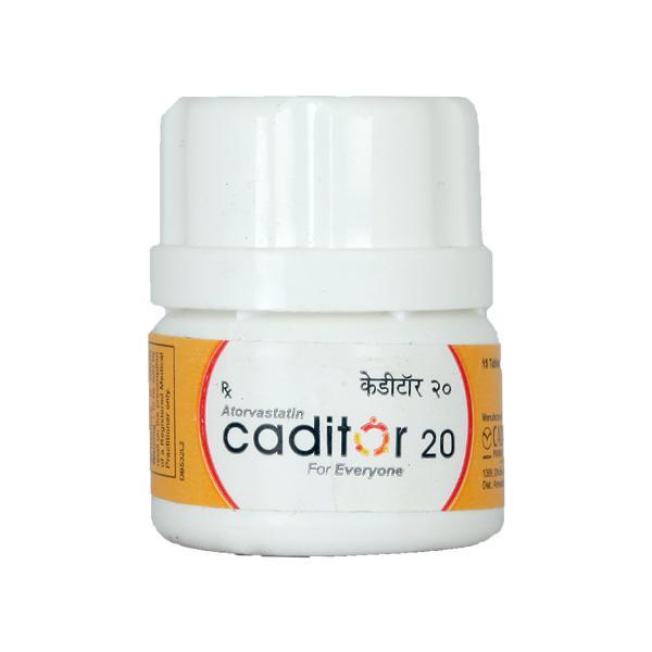 Caditor 20mg Tablet 15'S Price, Uses, Side effects, Substitutes | Netmeds
