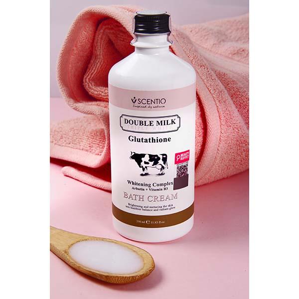 Buy Scentio Double Milk Triple White Organic Bath Cream 350 ml Online at  Discounted Price | Netmeds