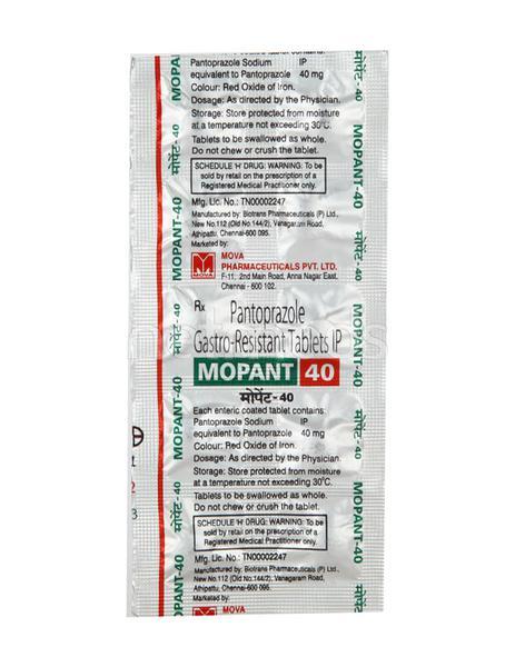 mopant 40mg tablet