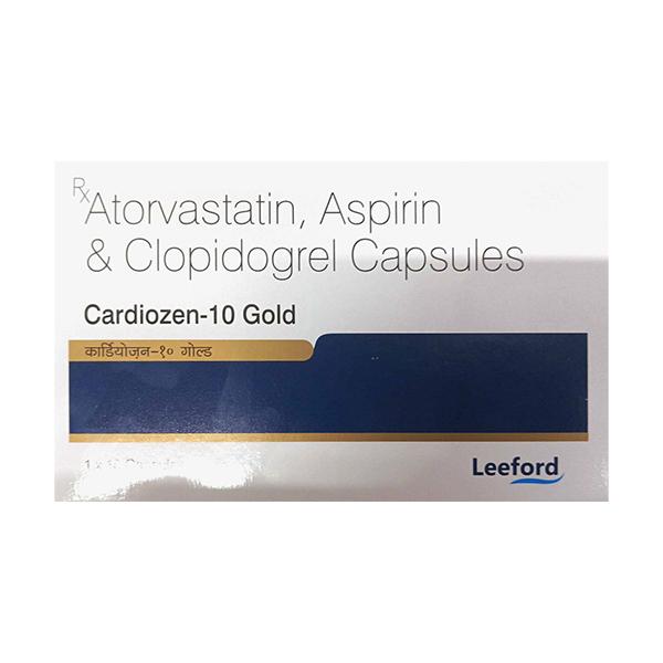 Cardiozen 10 Gold Capsule 10's Price, Uses, Side effects | Netmeds