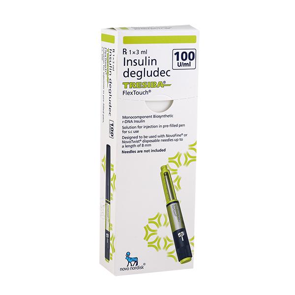 tresiba 100iu flex touch pen prefilled 1x3ml