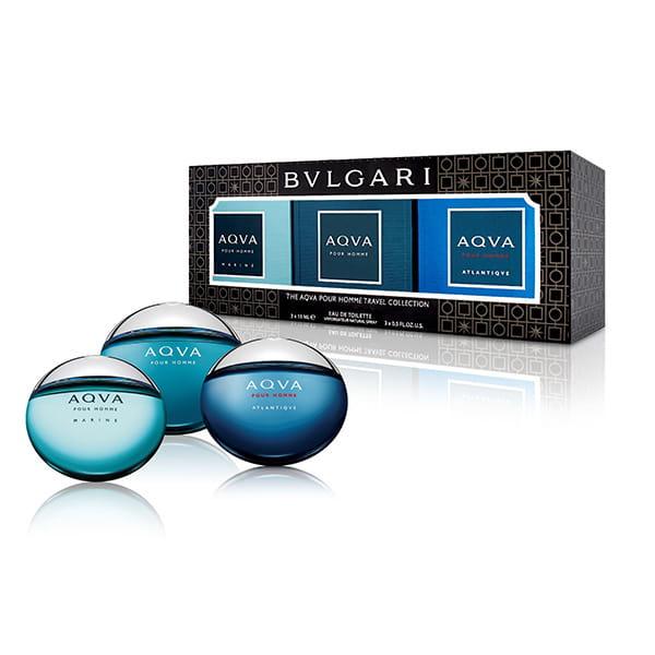 Bvlgari Aqva Mini Set (Pour Homme 15ml Marine 15ml Atlantiqve 15ml) 45  ml