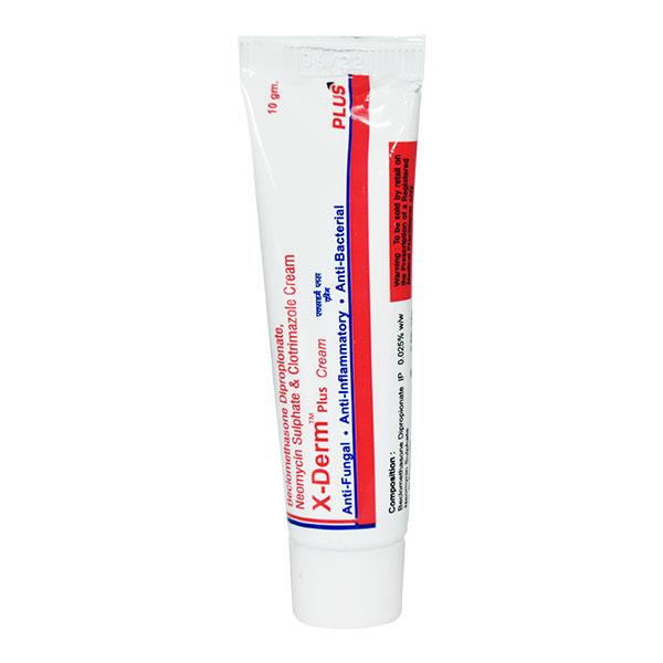 X DERM PLUS Cream 10gm Price, Uses, Side effects, Substitutes
