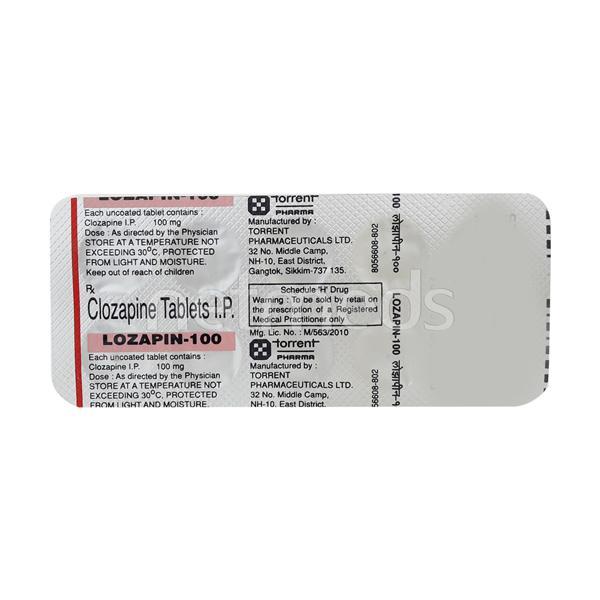 lozapin 100mg tablet