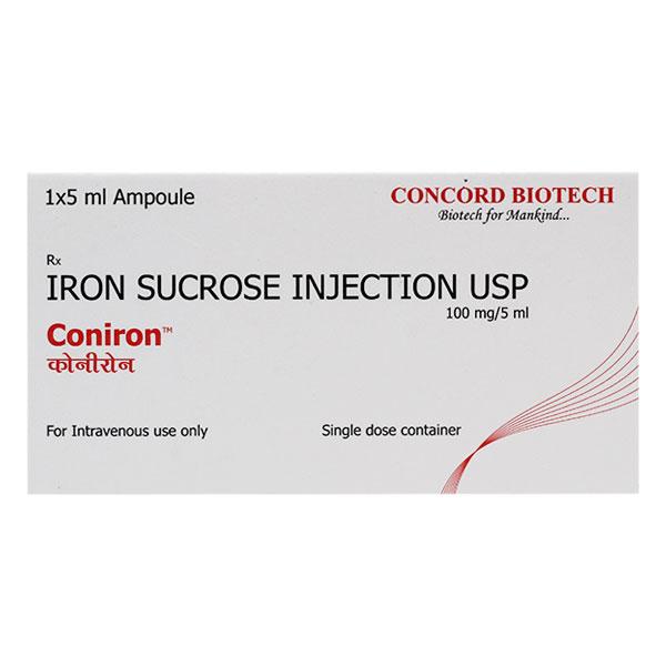 Buy CONIRON Injection 5ml Online at Upto 25% OFF | Netmeds