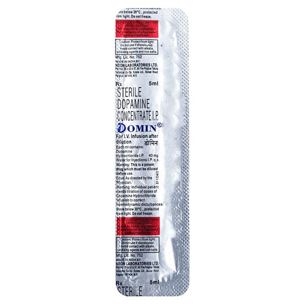 Buy Domin 40mg Injection 5ml Online at Upto 25% OFF | Netmeds
