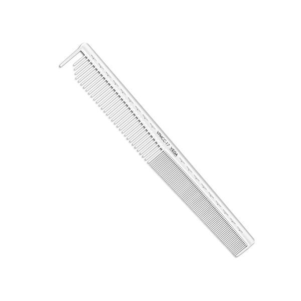 Buy Vega Professional Classic Dressing Comb (Carbon Anti-Static White ...