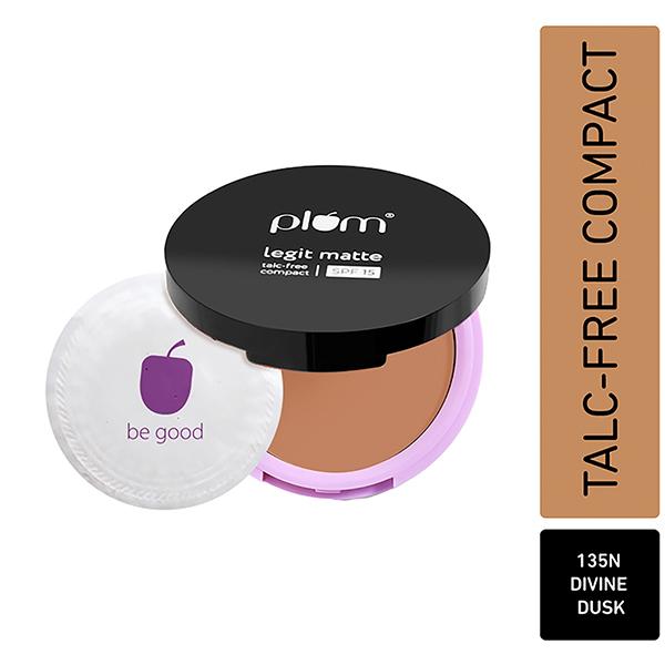 Buy Plum Legit Matte Talc-Free Compact with Spf15 Divine Dusk - 135 N 9 ...