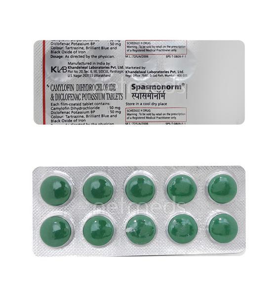 Spasmonorm Tablet 10'S Price, Uses, Side effects, Substitutes | Netmeds